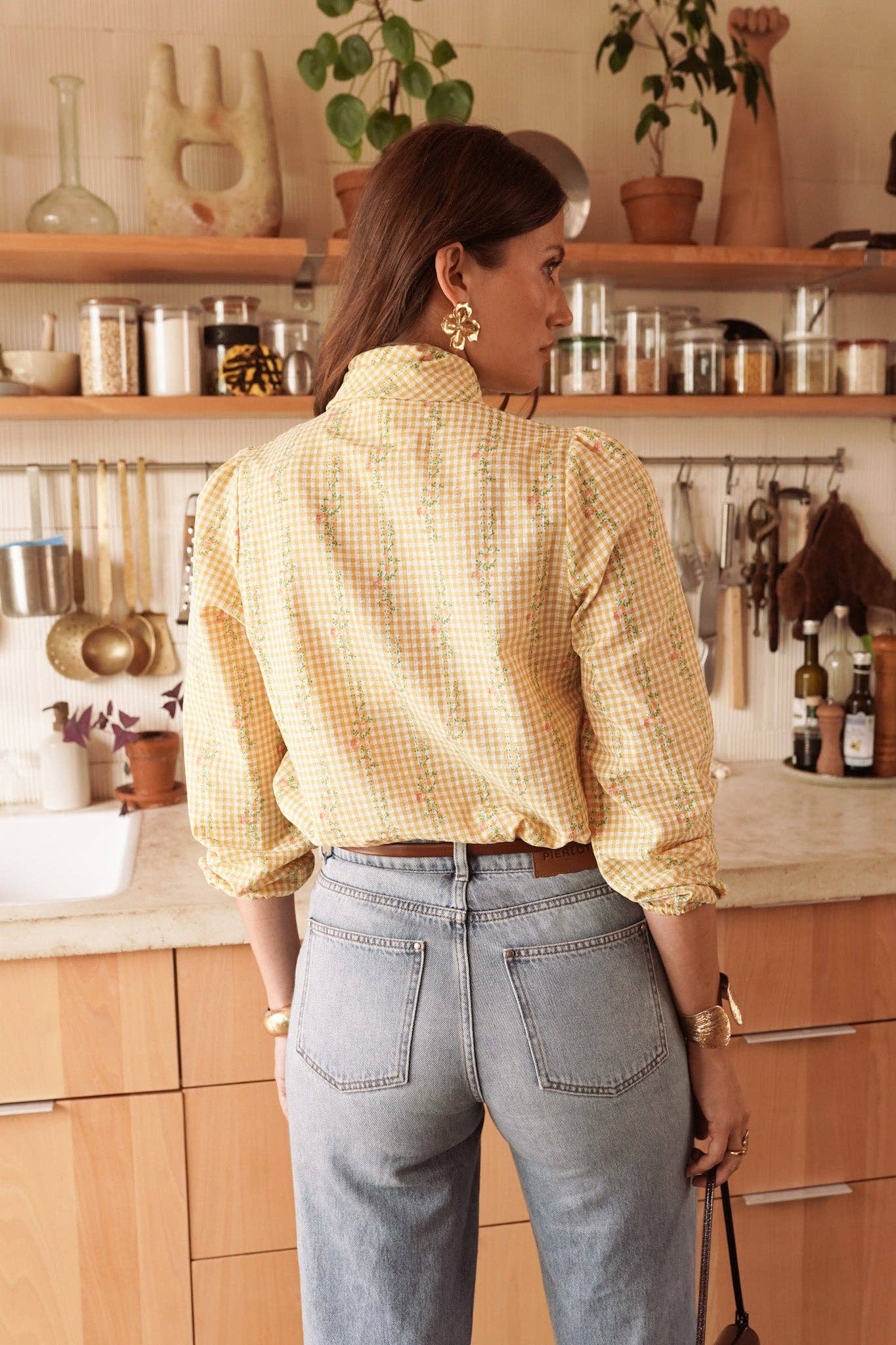 Camisa Cyran de IN APRIL 1986, aire retro amarillo · MHOSS