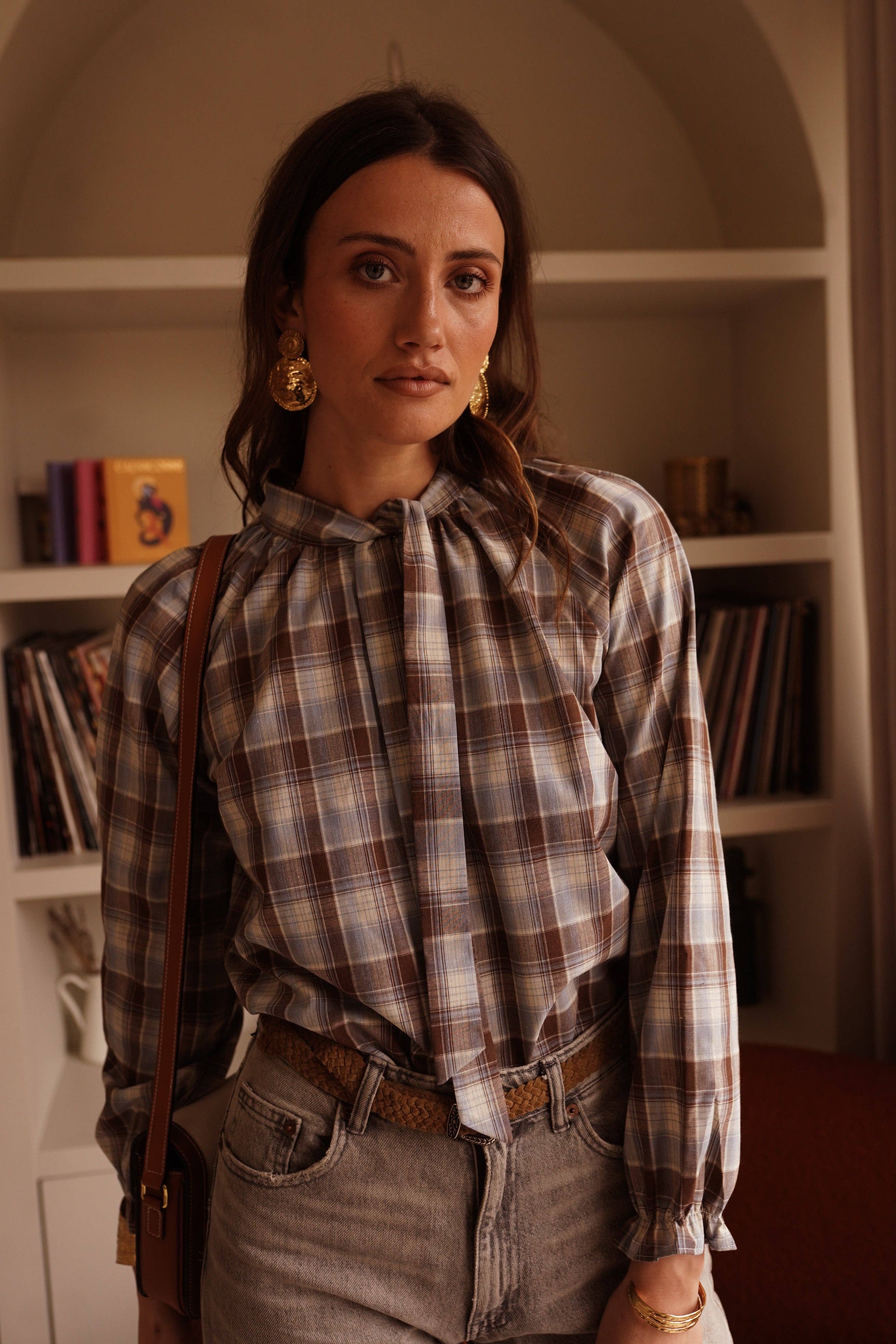 Camisa de algodón Isandro de IN APRIL 1986, look de mujer · MHOSS