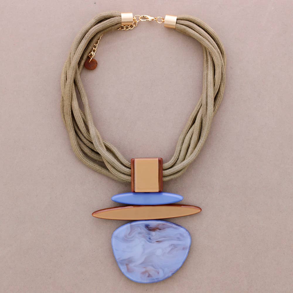 Gargantilla con colgante de resina para mujer · MHOSS Oviedo