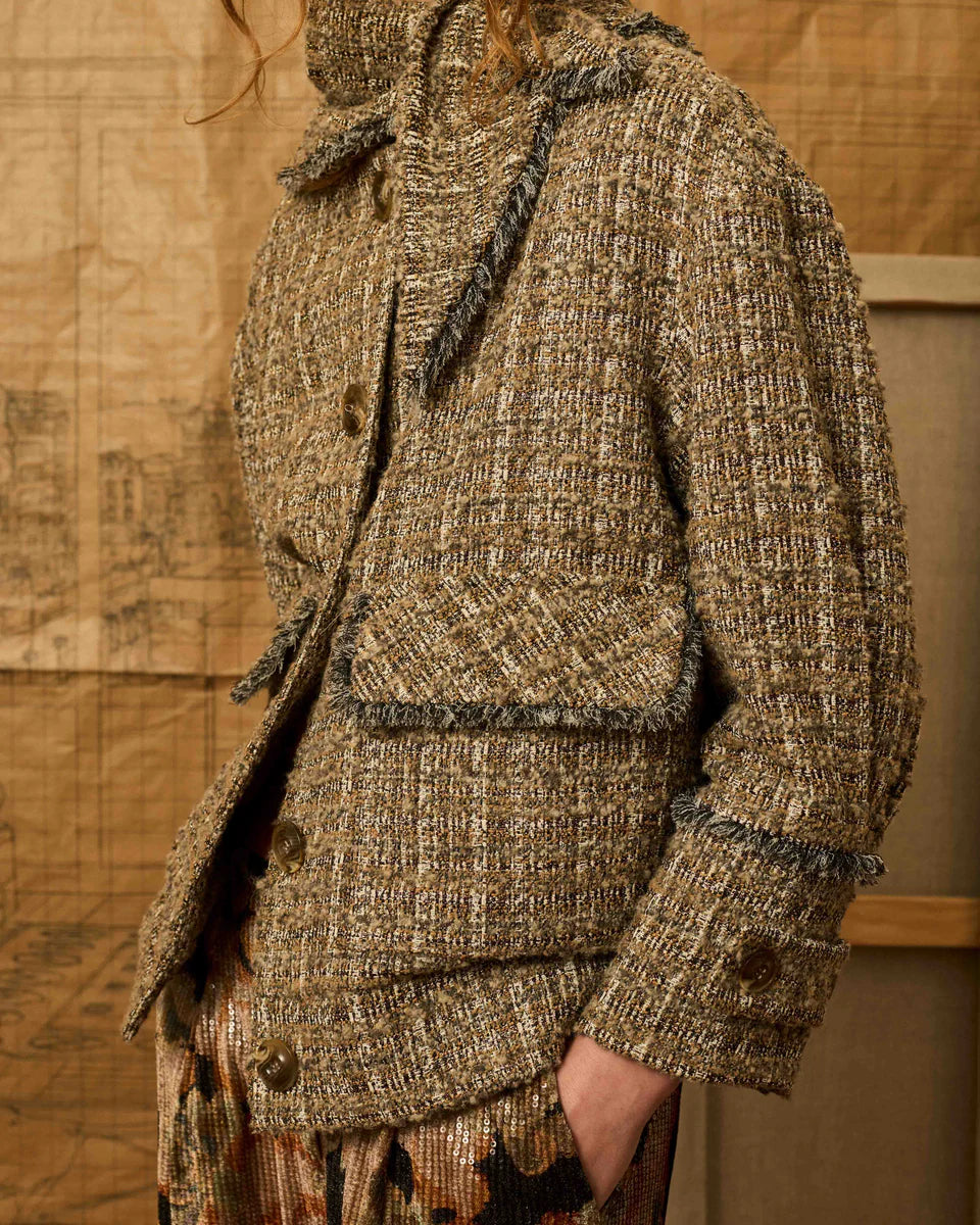 Chaqueta topo desflecada