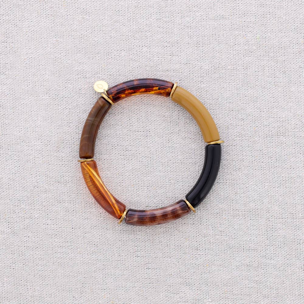 Pulsera de acero multicolor pequeña, elegida a mano en MHOSS