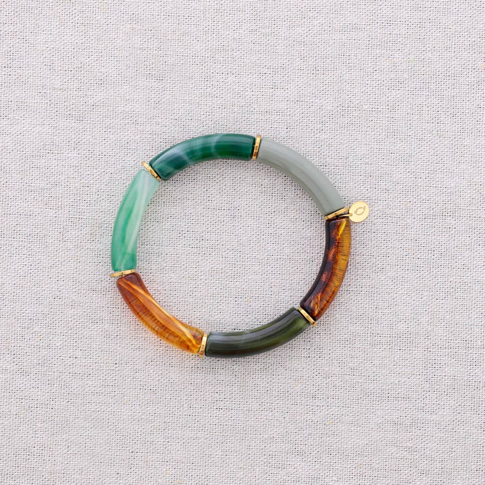 Pulsera de acero con resina, complemento de MHOSS