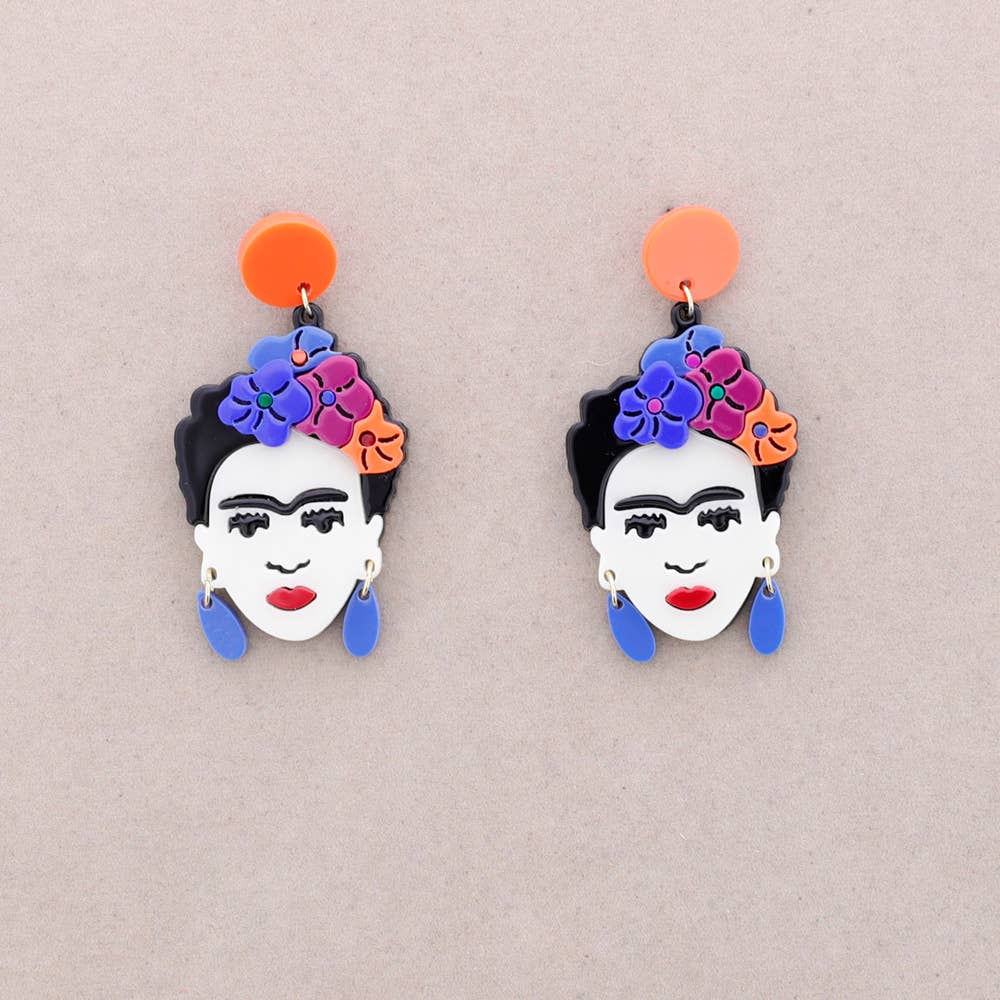 Pendientes Frida de resina para mujer · MHOSS Oviedo