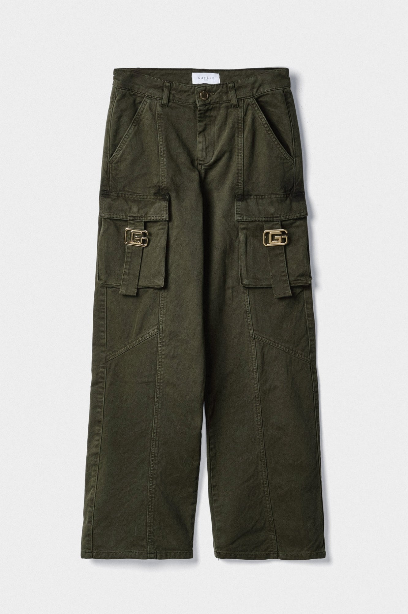 Pantalon cargo vert