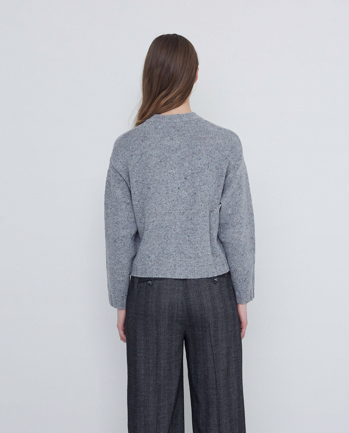 Cardigan with pockets grey