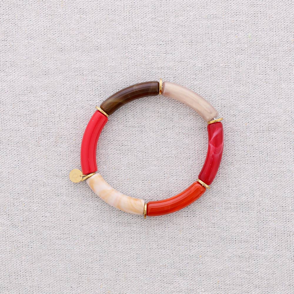 Pulsera de acero inoxidable con resina, MHOSS Oviedo